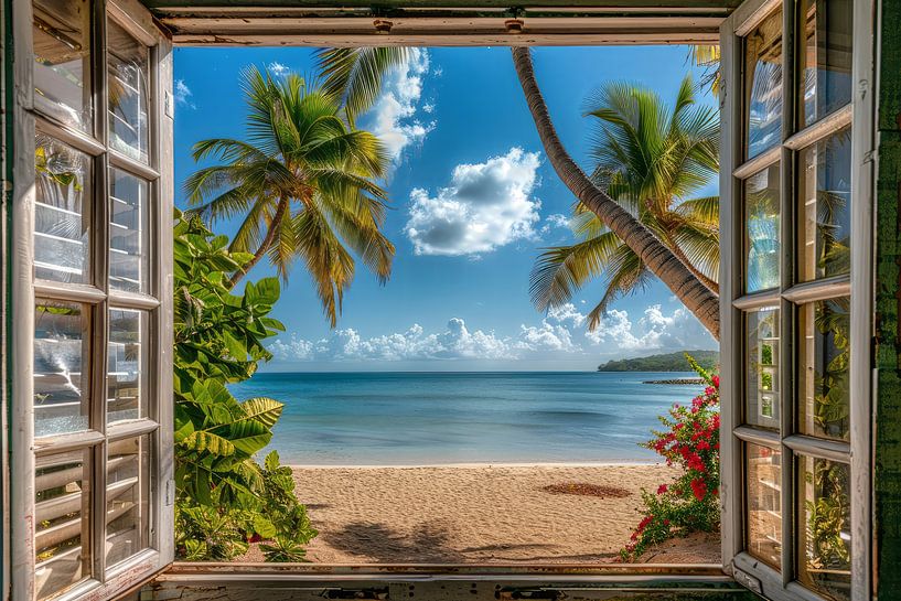 view through the window by Egon Zitter
