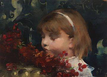 Hoofd van een meisje, 1882, Helene Schjerfbeck
