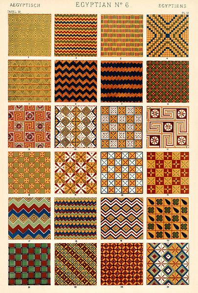 La célèbre grammaire de l'ornement d'Owen Jones du XIXe siècle par 1000 Schilderijen