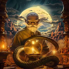 De wijze van de bergen van Vythryd Arts