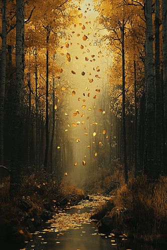 Golden Autumn spheres