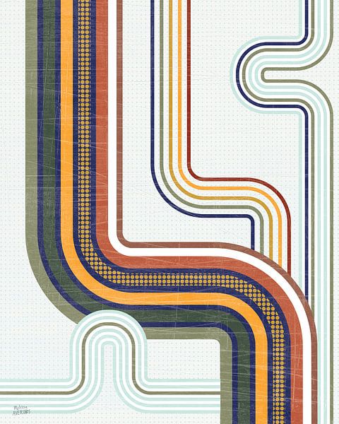 Retro Subway II, Melissa Averinos by Wild Apple