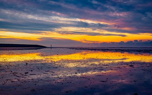 Zonsondergang Paesens Moddergat