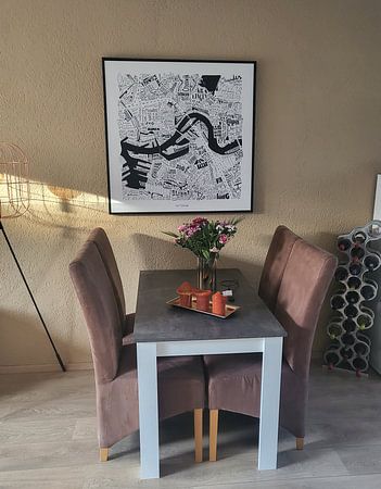 Karte von Rotterdam centrum mit Straßennamen