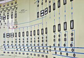 Ehemalige Schaltzentrale im früheren Tagebau Golpa-Nord von Heiko Kueverling