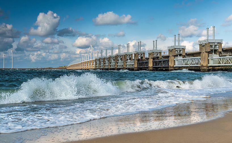 Sturmflutwehr Oosterschelde von Ria Overbeeke