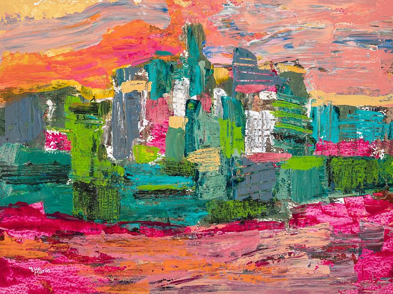 Grüne Stadt von ART Eva Maria