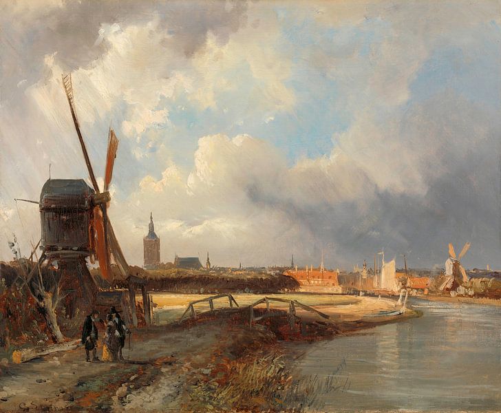 Ansicht von Den Haag, Cornelis Springer von Meisterhafte Meister