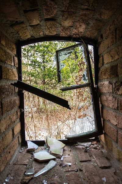 Zerbrochenes Fenster von denk web