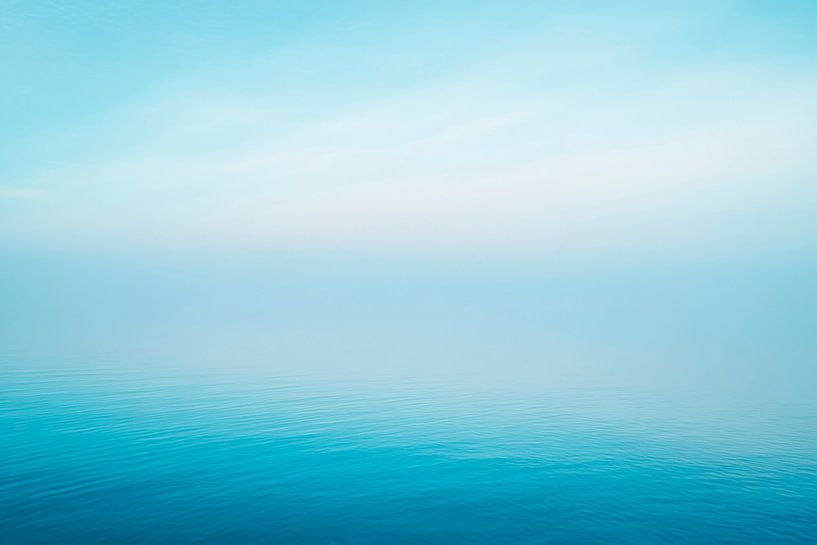 Calm blue ocean under the sky by Poster Art Shop