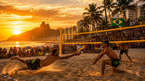 Golden Set – Volleybal bij zonsondergang in Rio