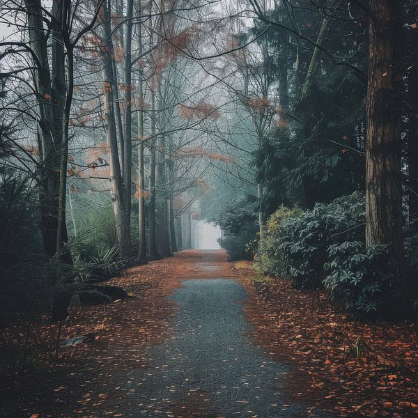 Mystical forest landscape by Poster Art Shop