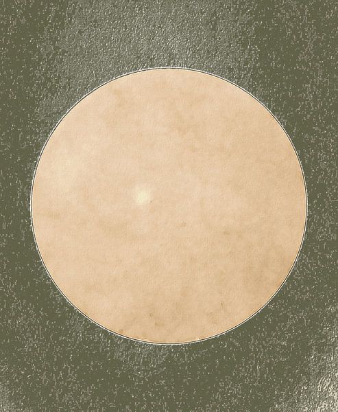 Moon in Soft Light in Natural Colors by Mad Dog Art