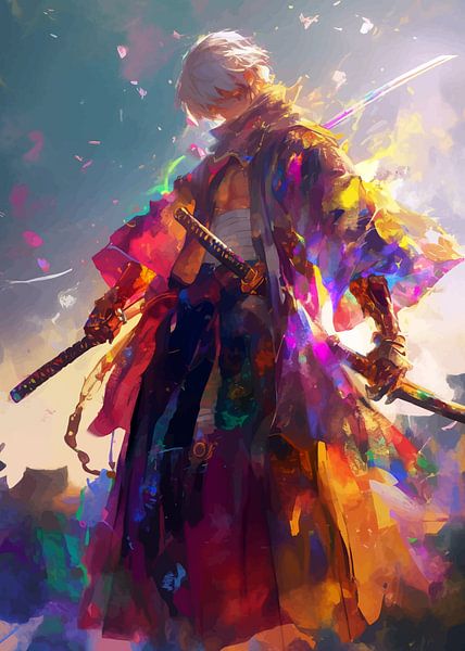 Samouraï vibrant par MIROKKU