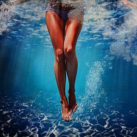 Elegance under water by Jan Keteleer (JanKé): A Journey Beyond the Canvas