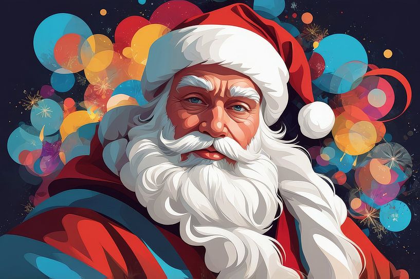 kerstman van hisam colours