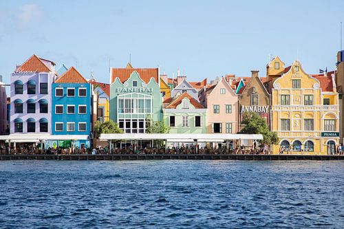 Coloured architecture on Curaçao