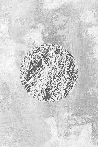 Ikigai. Moderne abstrakte minimalistische Zen-Kunst. Japandi-Stil II von Dina Dankers