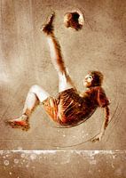 Voetbal speler sport kunst #football #soccer