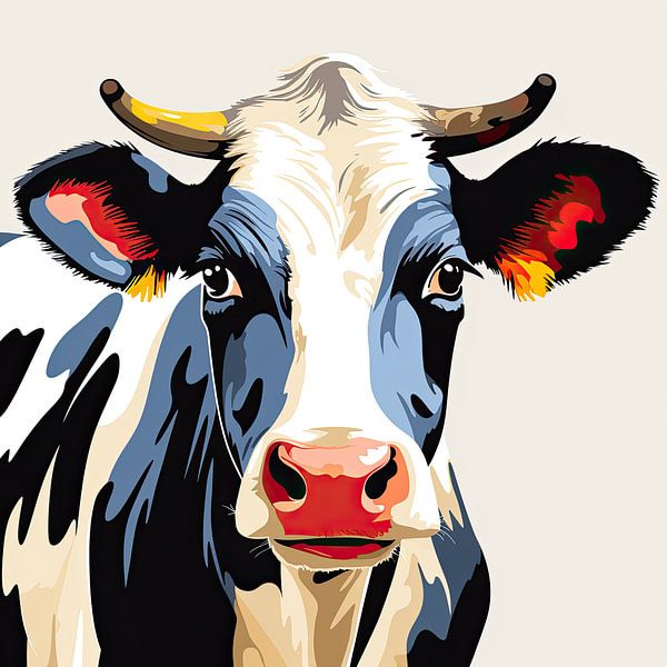 Vache pop art par Imagine