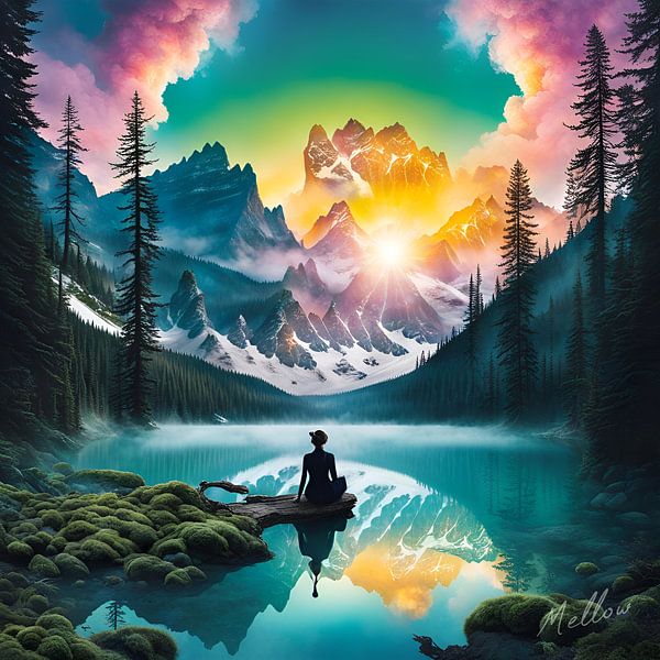 Surreal Spectrum by Mellow Art