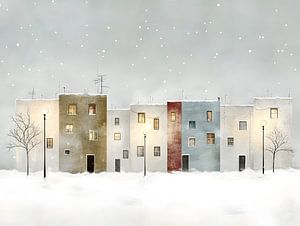 Schnee in der Stadt