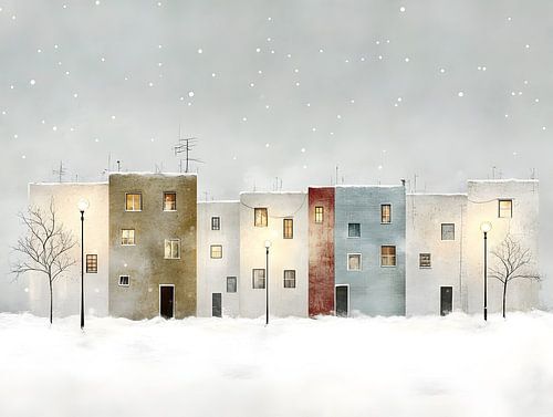 Snow in the city