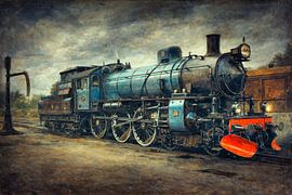 Dampflokomotive 1220 der ZLSM