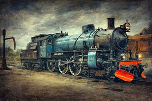 Dampflokomotive 1220 der ZLSM