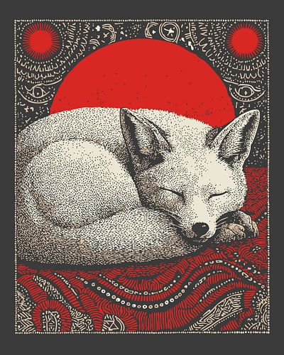 Sleeping Moon - Gothic Nightscape