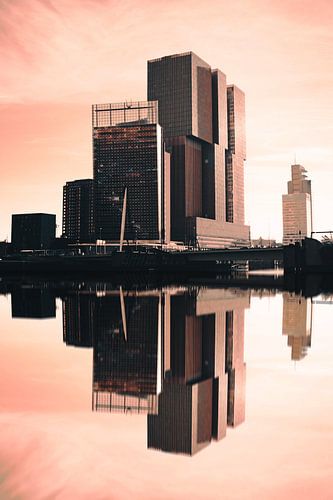 blade runner kop van zuid zonsondergang reflectie