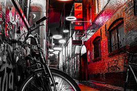 A bicycle in the Papengang by Dennis Hofman