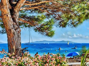 Serene zomer aan de Var Riviera