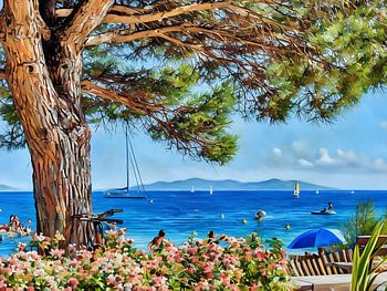 Serene zomer aan de Var Riviera