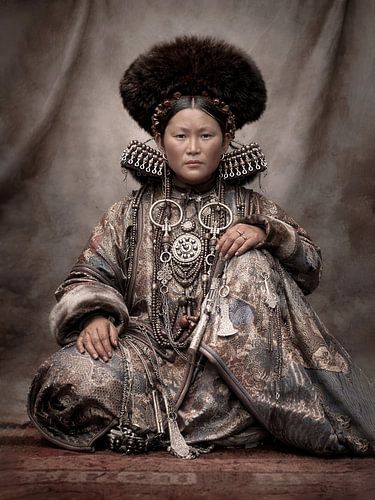 China,  princes uit Mongolië  1900 kleur