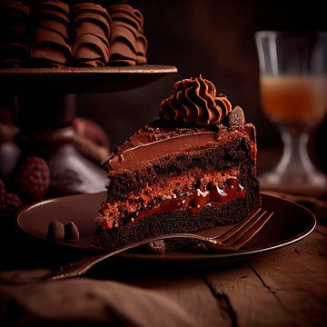 Gâteau au chocolat sur Maarten Knops