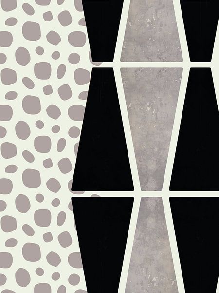 Scandinavia Nordic Abstract by Mad Dog Art