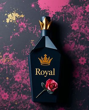 Black Royal designer bottle by Liona Toussaint