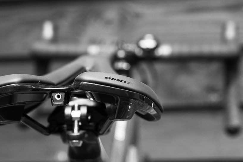 Rennrad in schwarz-weißem Detail von Torrentius