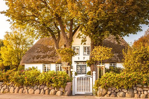 Het oude kapiteinshuis in Keitum, Sylt...