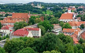 Vilnius - vue de la colline du château vers le sud