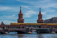 Oberbaumbrücke Berlijn met metro