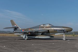 Nostalgie: Republic RF-84F Thunderflash Fotoaufklärer der Königlich Niederländischen Luftwaffe mit d