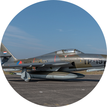 Republic RF-84F Thunderflash fotoverkenner van de KLu. van Jaap van den Berg