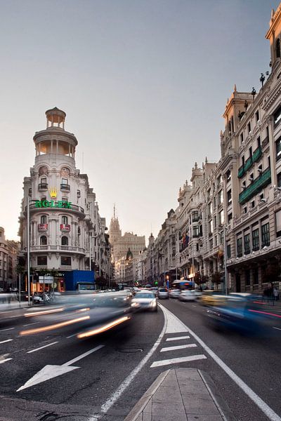 Madrid, Gran Via van Jan Sluijter