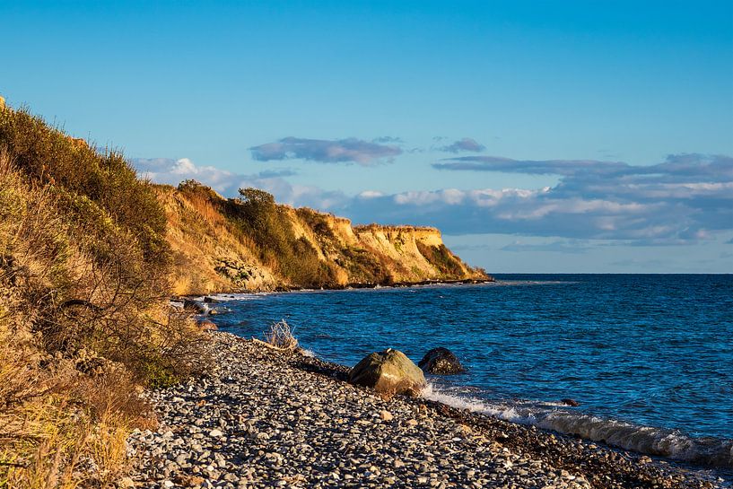 Baltic Sea coast on the island Moen in Denmark by Rico Ködder