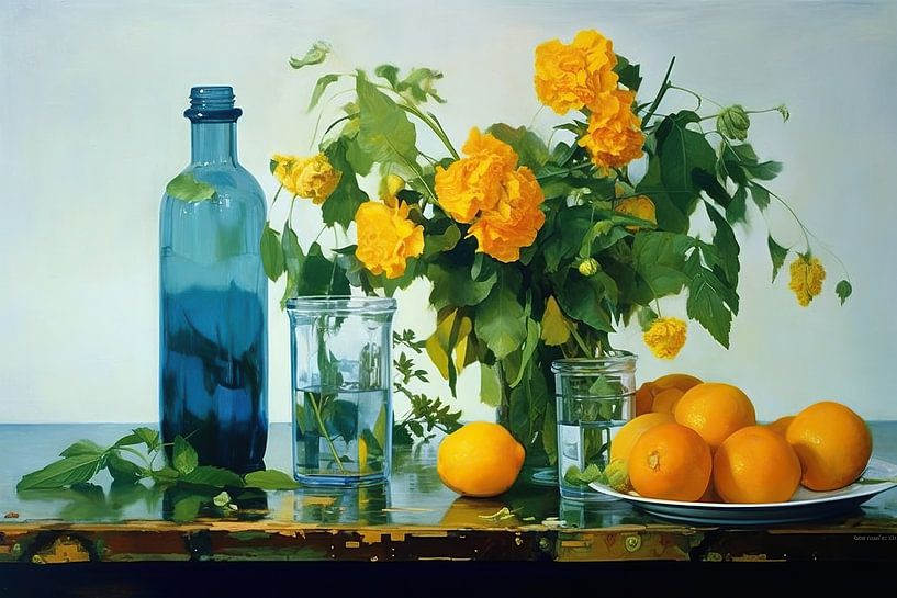 Light explosion in the mysterious swamp | Modern Still Life. by Eye catching paintings