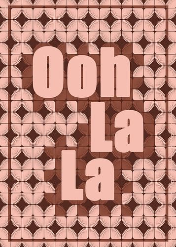 Ooh La La | Pattern | Retro | Illustratie