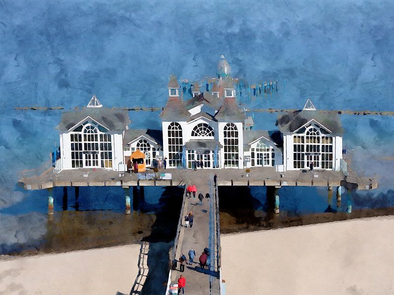 Baltic resort Sellin by Andreas Wemmje