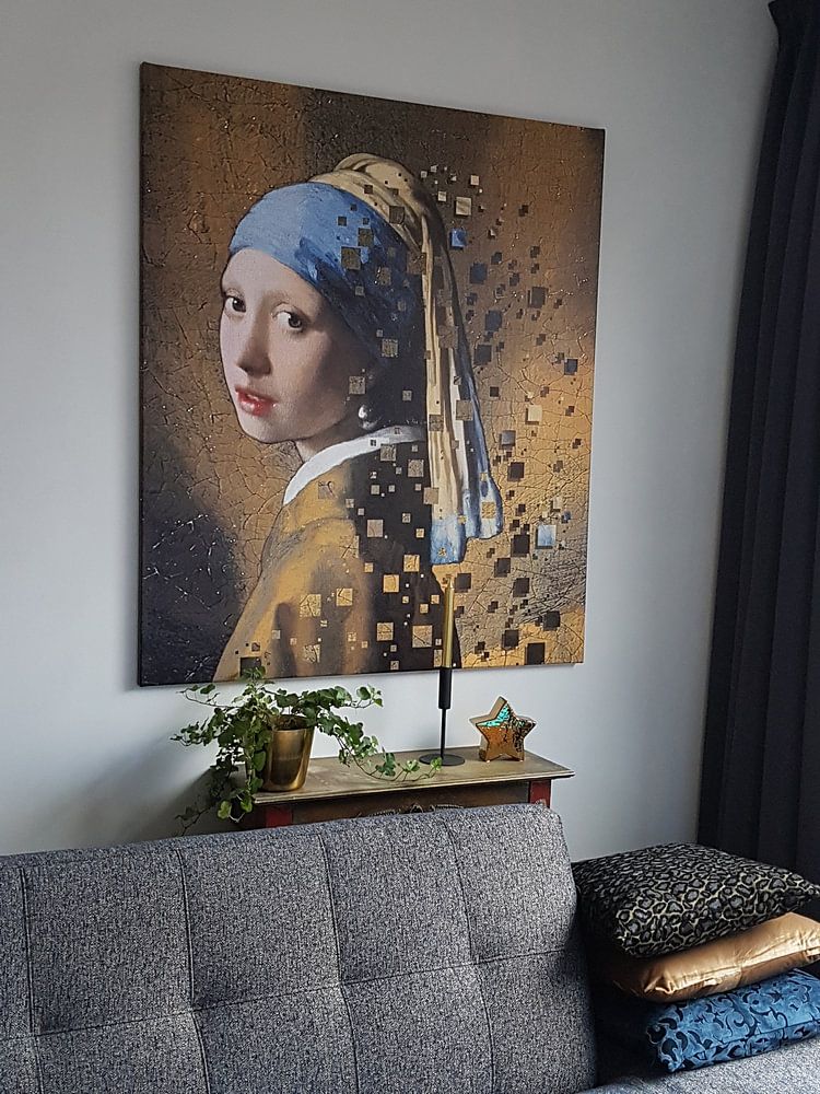 Das Mädchen mit dem Perlenohrgehänge - Johannes Vermeer  von Lia Morcus 